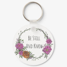 Porte-clés « Be Still and Know »