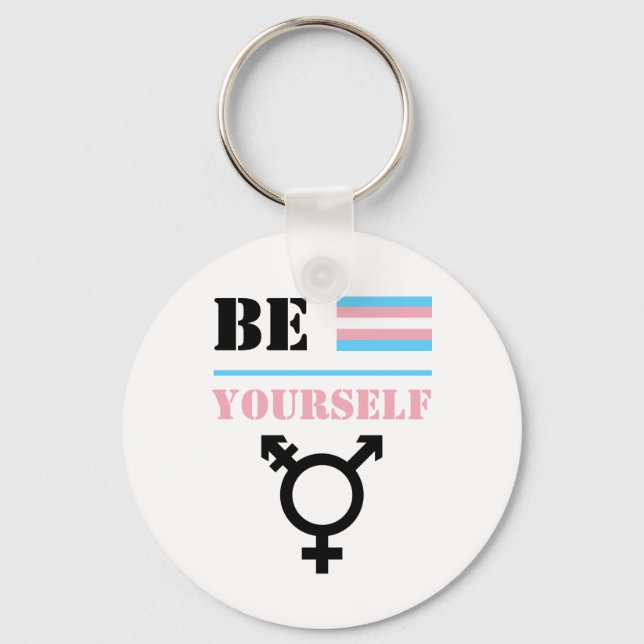 Porte-clés Be yourself | Pride (Recto)