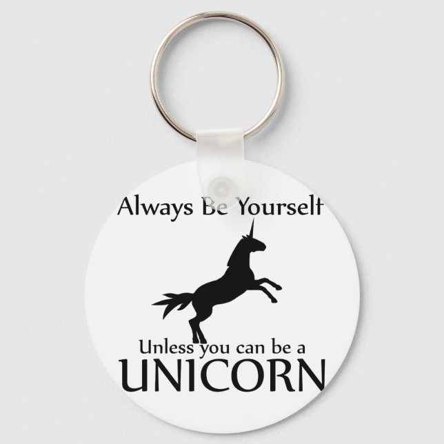 Porte-clés Be Yourself Unicorn (Recto)