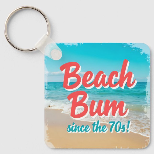 Porte-clés Beach Bum depuis le les années 70 (Recto)