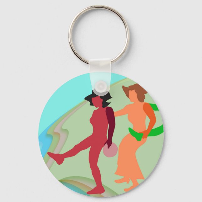 Porte-clés Beach Dance (Recto)