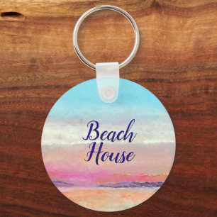 Porte-clés Beach House Sunset Key Chain