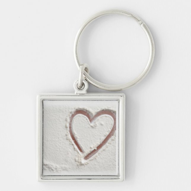 Porte-clés Beach Sand Heart Valentine Porte - clé (Devant)