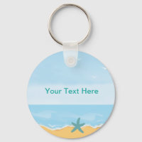 Beach Theme Keychain