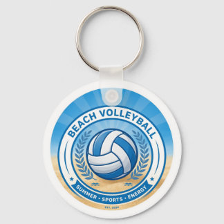 Porte-clés Beach Volleyball Summer Keychain