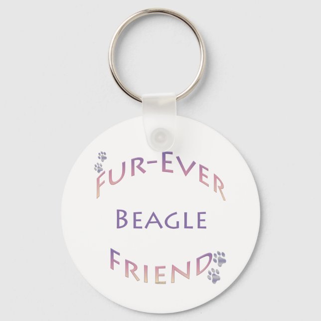 Porte-clés Beagle Furever (Recto)