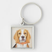 Beagle Hound Dog Peinture Animal Art original