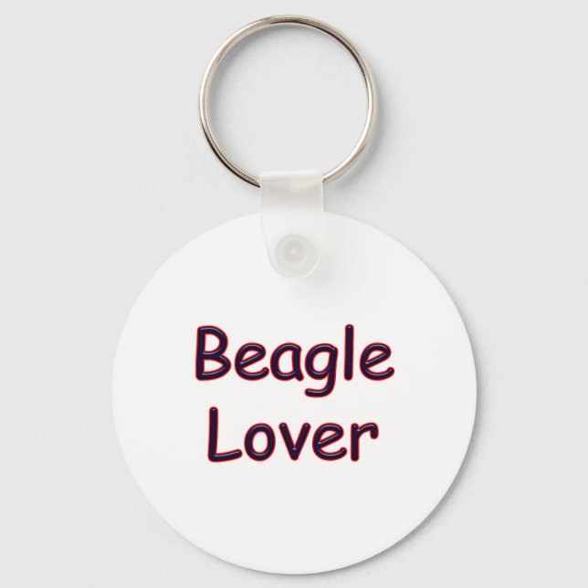 Porte-clés Beagle Lover Porte - clé (Recto)