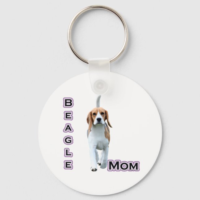 Porte-clés Beagle Maman 4 - Porte - clé (Recto)