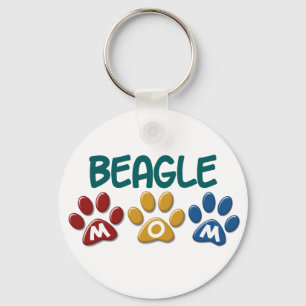 Porte-clés BEAGLE MOM Paw Print