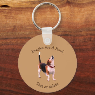 Porte-clés Beagles Are A Howl Cute Dog Personalized