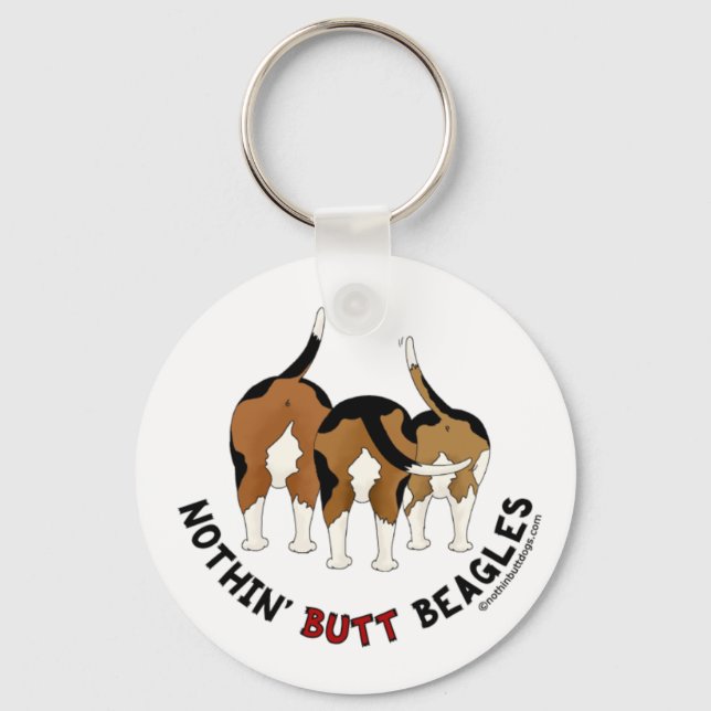 Porte-clés Beagles de boutons (Recto)