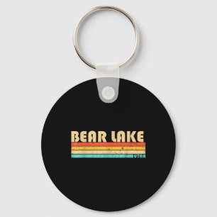 Porte-clés Bear Lake Utah Funny Pêche Camping été
