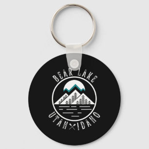 Porte-clés Bear Lake Utah Idaho Camping Bateau