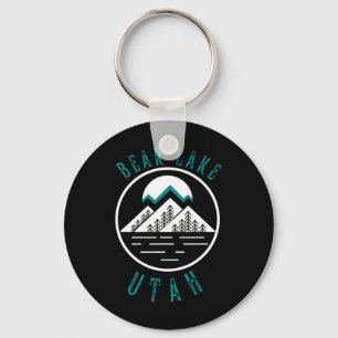 Porte-clés Bear Lake Utah Mountain Ski Randonnée Bateau de pê