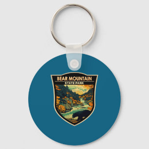 Porte-clés Bear Mountain State Park New York Voyage Vintage
