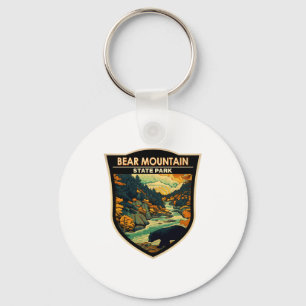 Porte-clés Bear Mountain State Park New York Voyage Vintage