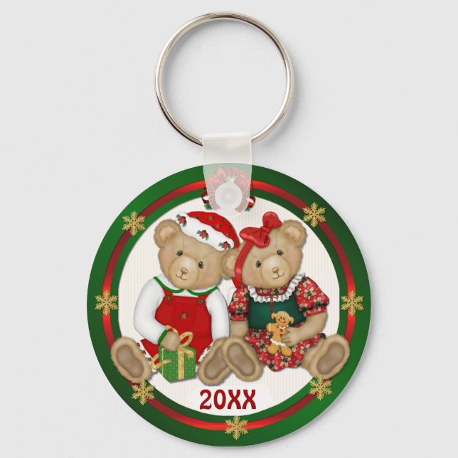 Porte-clés Beary Joyeux Noël 20XX (Recto)