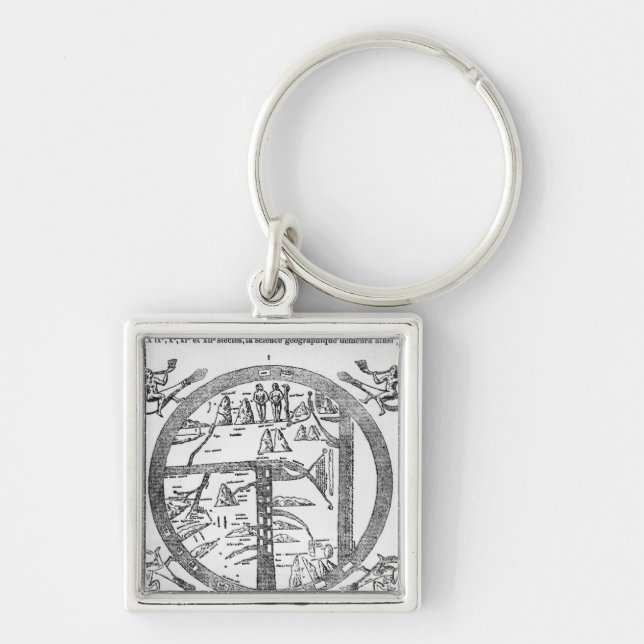 Porte-clés Beatus de mappamundi de Turin (Devant)