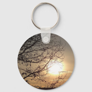 Porte-clés Beau coucher de soleil avec rampes