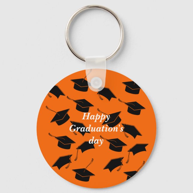 Porte-clés Beau Joyeux Joyeux jour de Graduations (Recto)