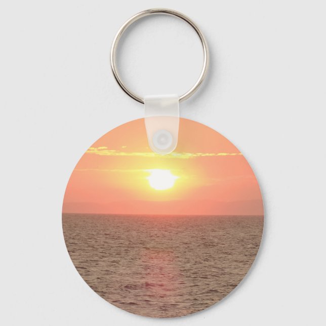 Porte-clés Beau Porte - clé coucher de soleil (Recto)