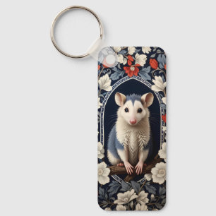 Porte-clés Beau Possum Fleurs Inspirées de William Morris