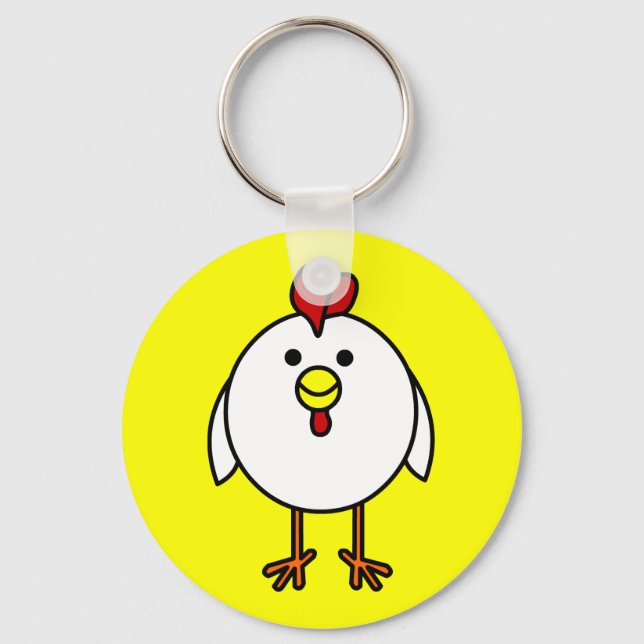 Porte-clés Beau poulet (Recto)