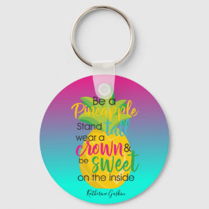 Porte-clés Beau soyez un ananas