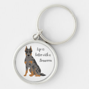 Porte-clés Beauceron. Chien berger français