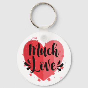 Porte-clés Beaucoup d'amour, grand coeur