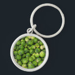 Porte-clés Beaucoup de gerbes bruxelloises<br><div class="desc">Photo de beaucoup de choux de Bruxelles.</div>