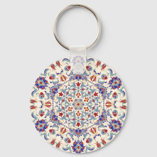 Porte-clés Beauté de Mandala : Mosaïque culturelle colorée
