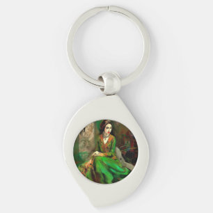 Porte-clés Beauté en vert