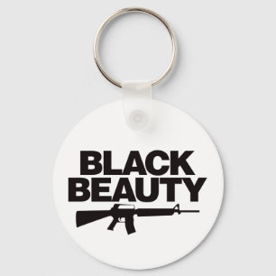 Porte-clés Beauté noire AR - noir
