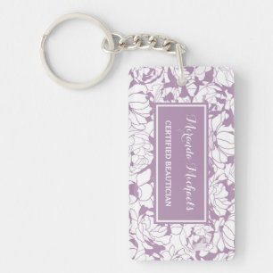 Porte-clés Beautician Floral Lavande