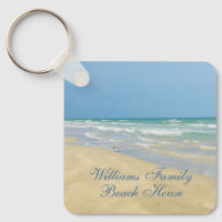 Beautiful Beach House Custom Name Coastal Photo