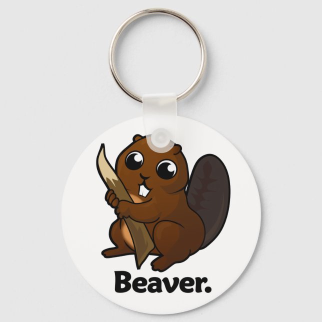 Porte-clés Beaver Beaver. (Recto)