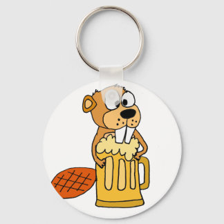 Porte-clés Beaver Drôle Bière à boire
