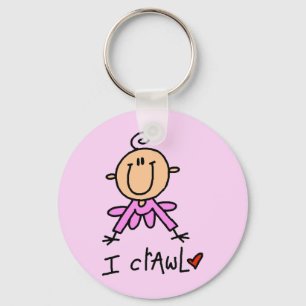 Porte-clés Bébé Fille Je Rampe Tshirts et Cadeaux