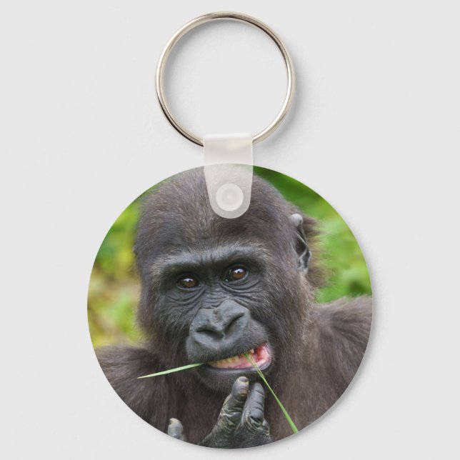 Porte-clés Bébé Gorilla Cuteness (Recto)