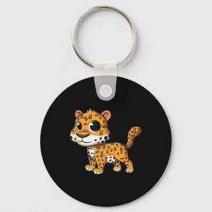 Porte-clés Bébé mignon Jaguar - Jungle Animal Amoureux des ch