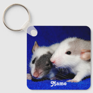 Porte-clés Bébé personnalisé Fancy Animaux de compagnie Rat P