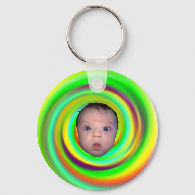 Porte-clés Bébé psychédélique (Recto)
