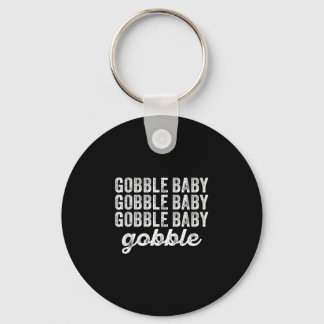 Porte-clés Bébé qui glousse drôle de Thanksgiving famille ass