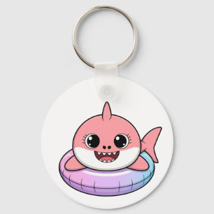 Porte-clés Bébé Requin Mignon Avec Flotteur Enfants