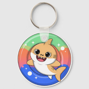 Porte-clés Bébé Requin Mignon Avec Flotteur Enfants