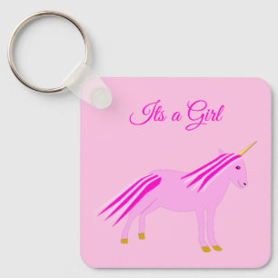 Porte-clés Bébé rose jolie fille Unicorn Personnalisé Papa d'