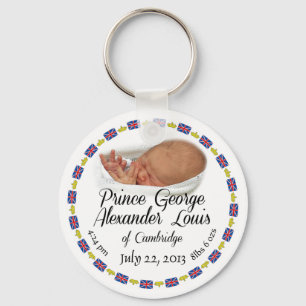 Porte-clés Bébé royal - prince George Alexandre Louis