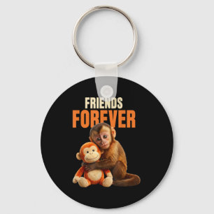 Porte-clés Bébé singe frappe amis pour toujours